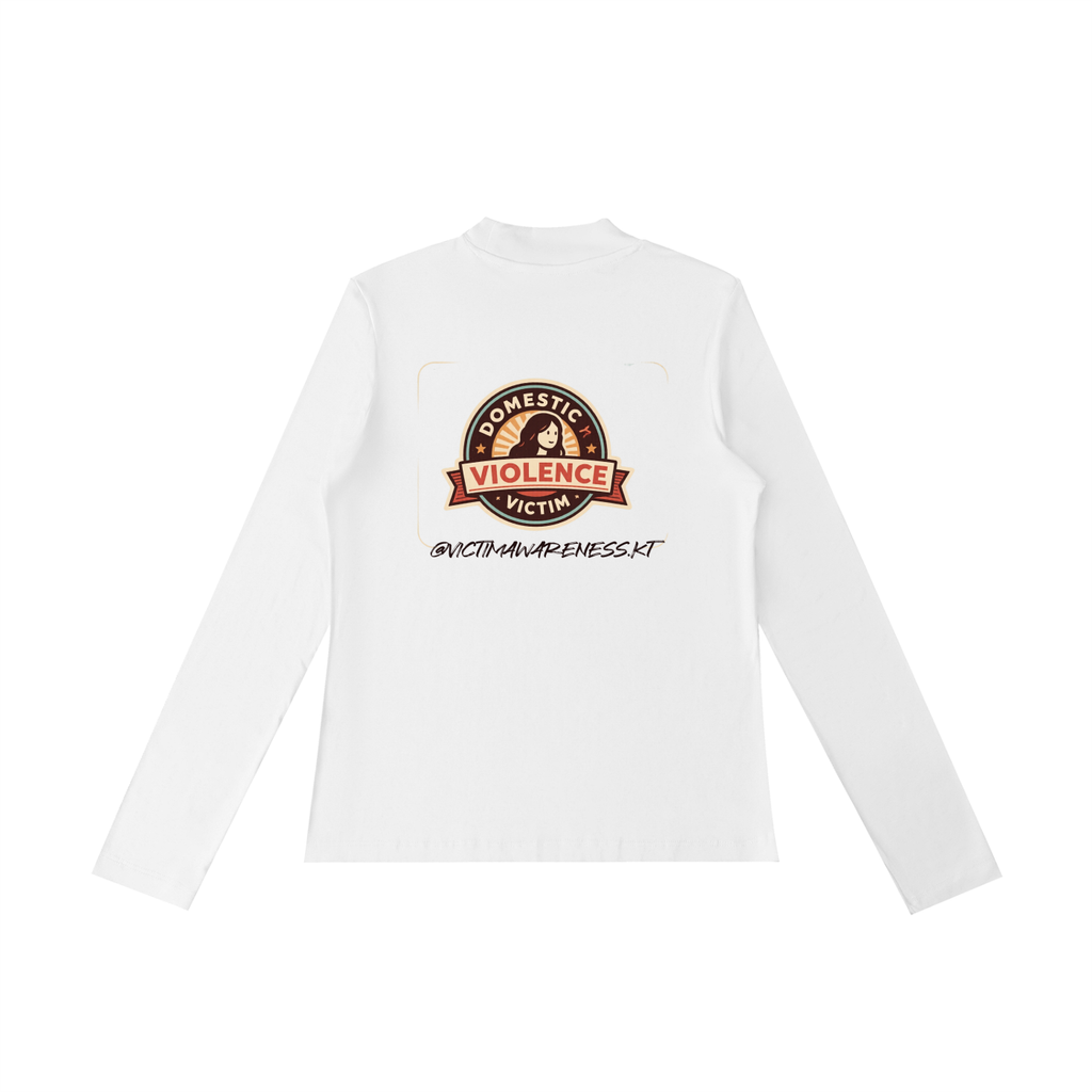 Essential Mock Neck Long Sleeve T-Shirt
