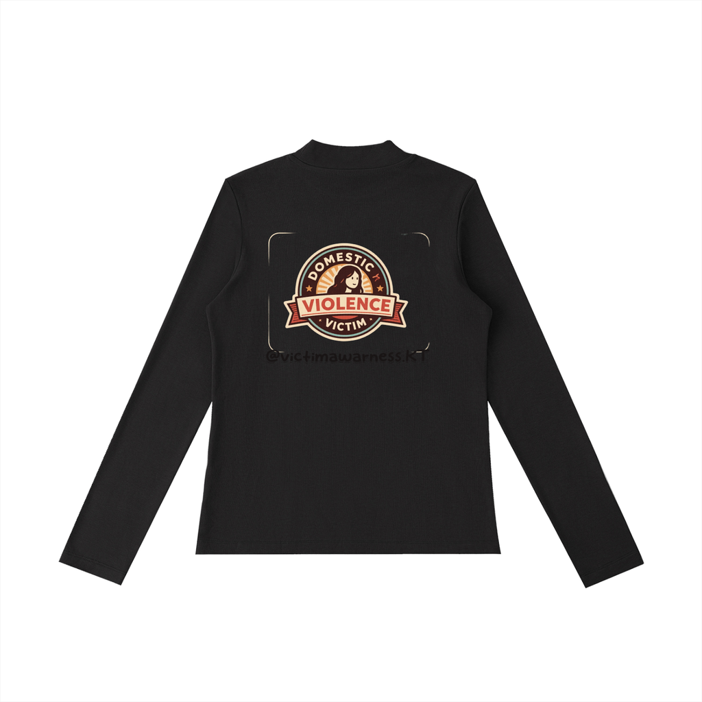 Essential Mock Neck Long Sleeve T-Shirt